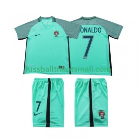 Fußballtrikots Portugal Cristiano Ronaldo 7 2016 Retro Kinder Kurzarm Auswärts-trikot kaufen